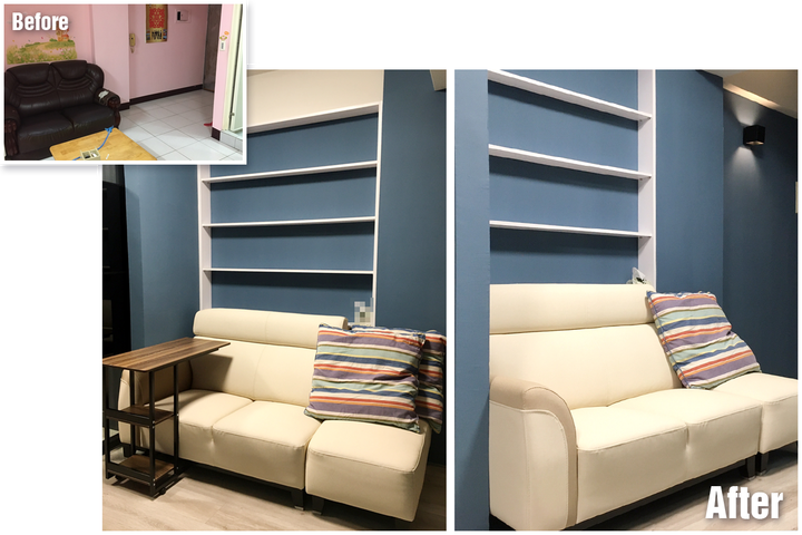 台南裝潢推薦-小宅設計魂，在理想和預算間找到平衡的美好案例-沙發