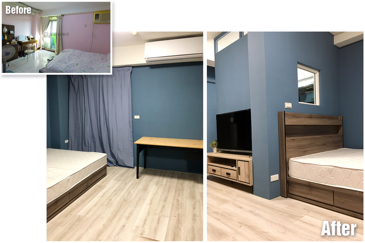 台南裝潢推薦-小宅設計魂，在理想和預算間找到平衡的美好案例-臥室