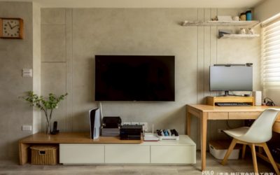 搞懂「電視櫃藏線」設計！3種電線收納裝潢法，讓客廳更清爽