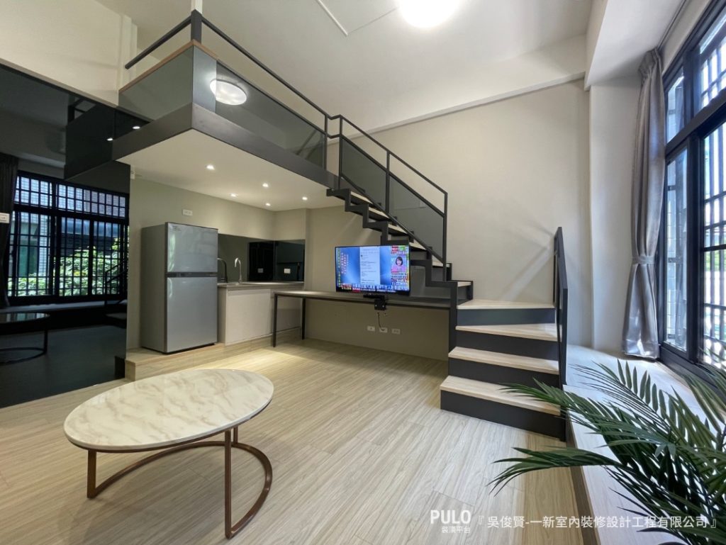 台南老屋翻新，67坪透天厝改造變身五層樓獨立套房