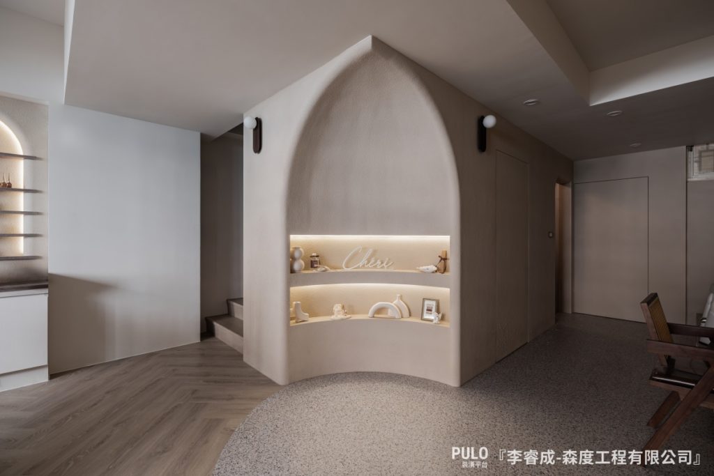 台中商業空間改造｜18坪奶油風美業空間。森度工程有限公司台中室內設計作品 - PULO裝潢平台